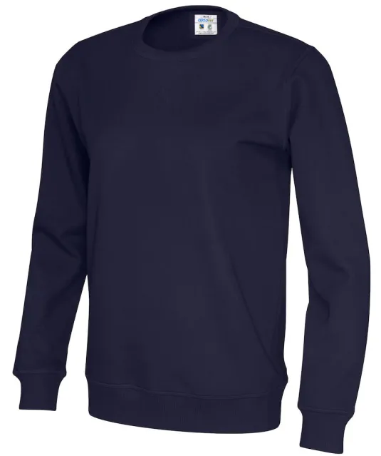 SWEATER CREW NECK UNISEX - GOTS GECERTIFICEERD Wit