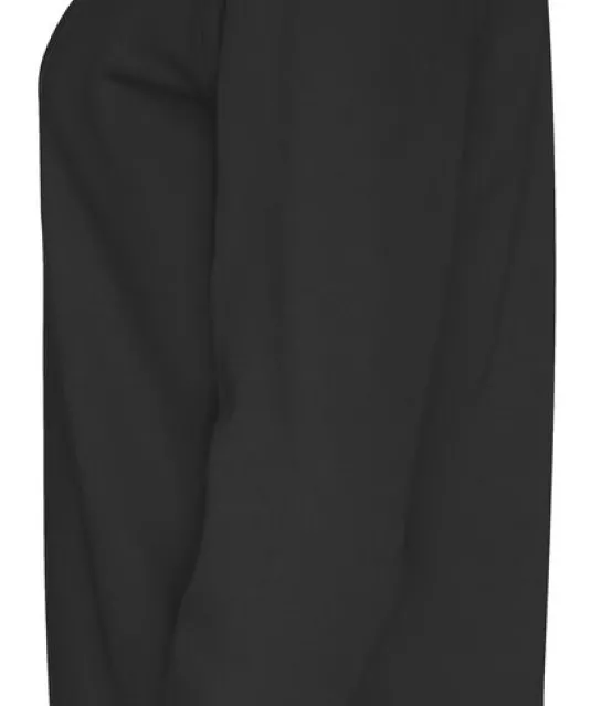 SWEATER CREW NECK UNISEX - GOTS GECERTIFICEERD Zwart