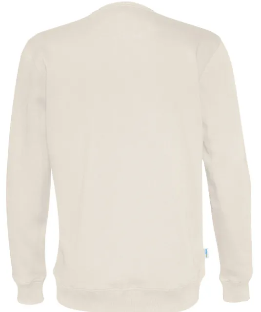 SWEATER CREW NECK UNISEX - GOTS GECERTIFICEERD Ecru