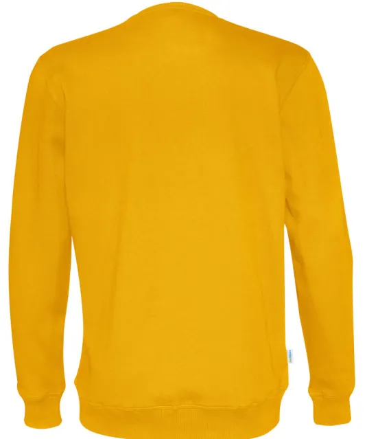 SWEATER CREW NECK UNISEX - GOTS GECERTIFICEERD Geel