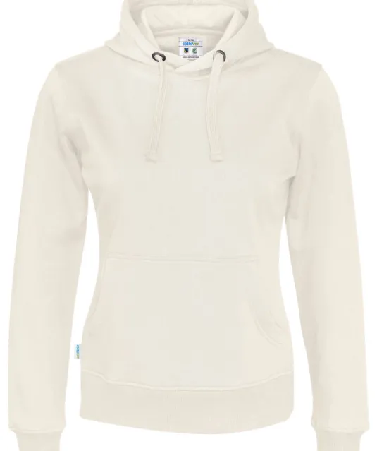 HOODIE LADY - GOTS GECERTIFICEERD Ecru