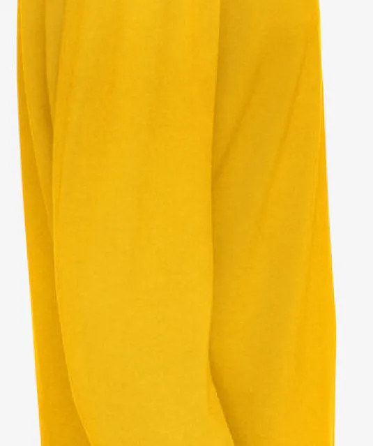 POLO PIQUE LONG SLEEVE MAN - GOTS GECERTIFICEERD Geel