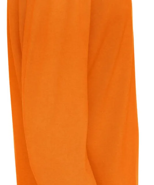 POLO PIQUE LONG SLEEVE MAN - GOTS GECERTIFICEERD Oranje