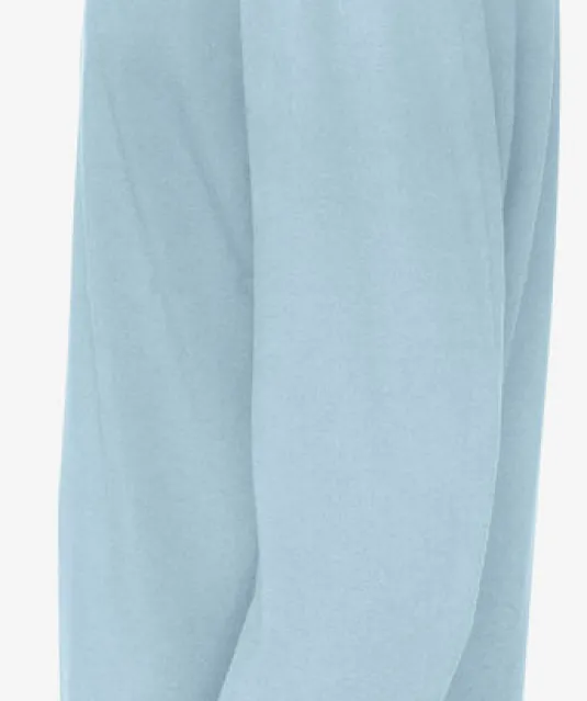 POLO PIQUE LONG SLEEVE MAN - GOTS GECERTIFICEERD Lichtblauw