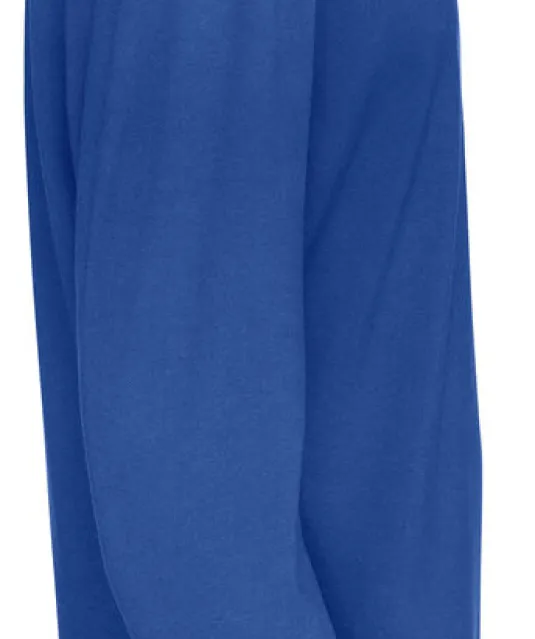 POLO PIQUE LONG SLEEVE MAN - GOTS GECERTIFICEERD Blauw