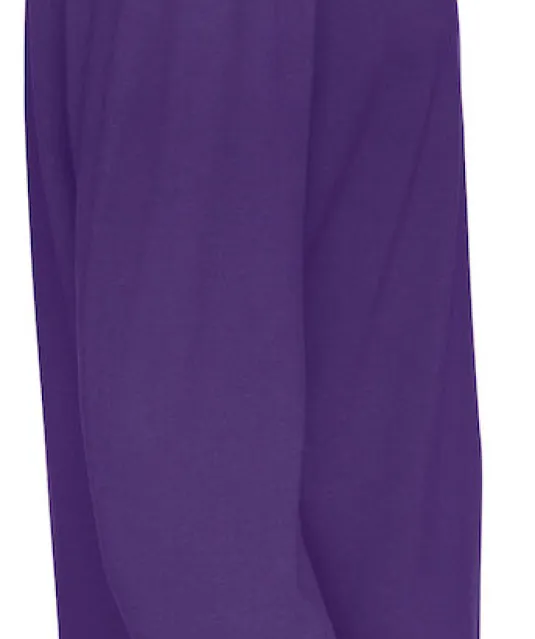 POLO PIQUE LONG SLEEVE MAN - GOTS GECERTIFICEERD Paars