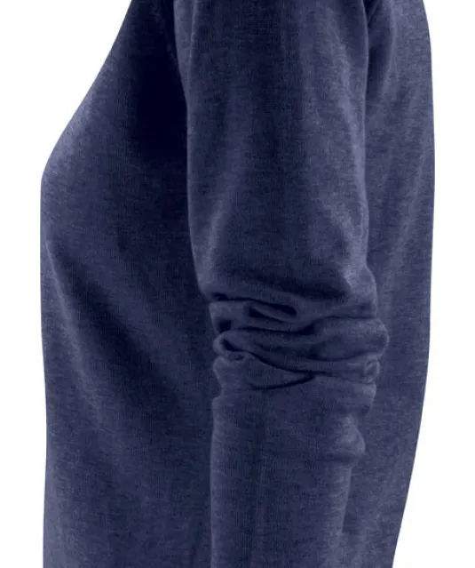 Ashland V  Gebreide Sweater Dames Blauw mêlée