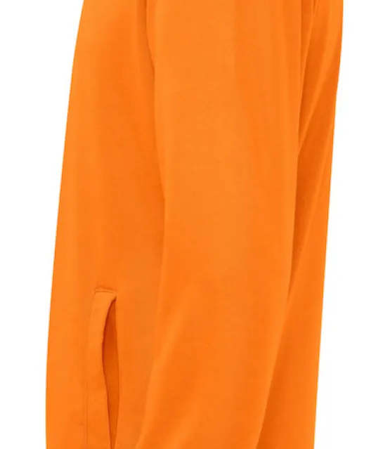 SWEATER HALF ZIP UNISEX - GOTS GECERTIFICEERD Oranje