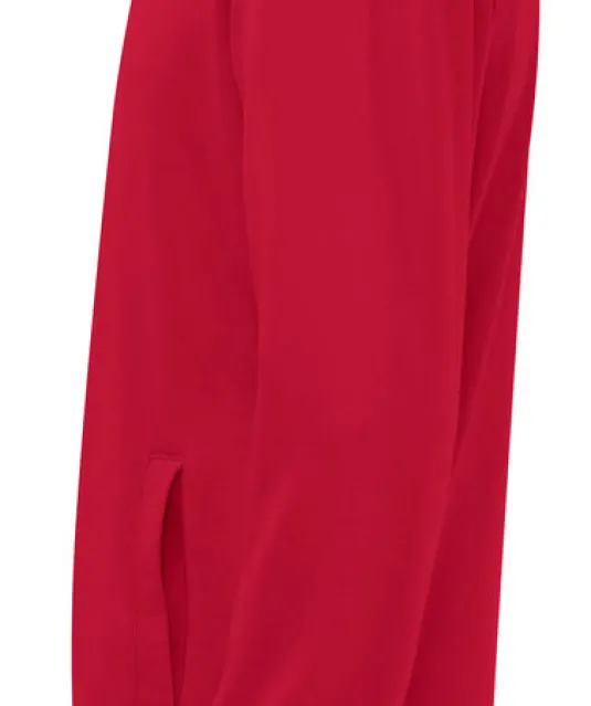 SWEATER HALF ZIP UNISEX - GOTS GECERTIFICEERD Rood