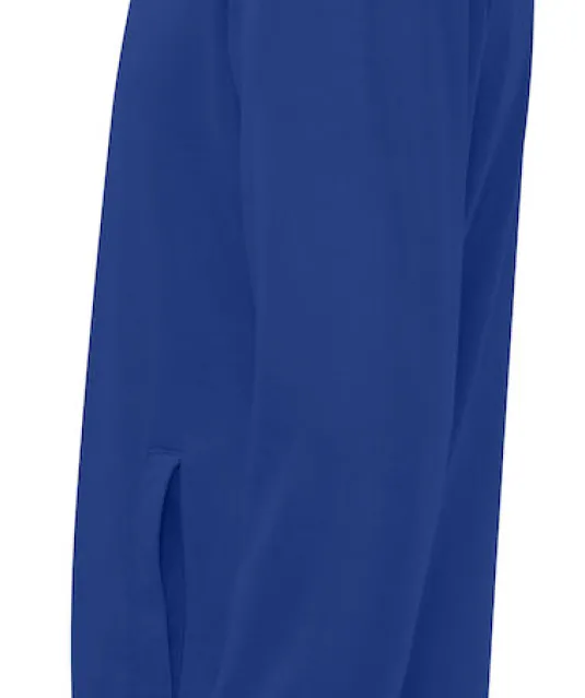 SWEATER HALF ZIP UNISEX - GOTS GECERTIFICEERD Blauw