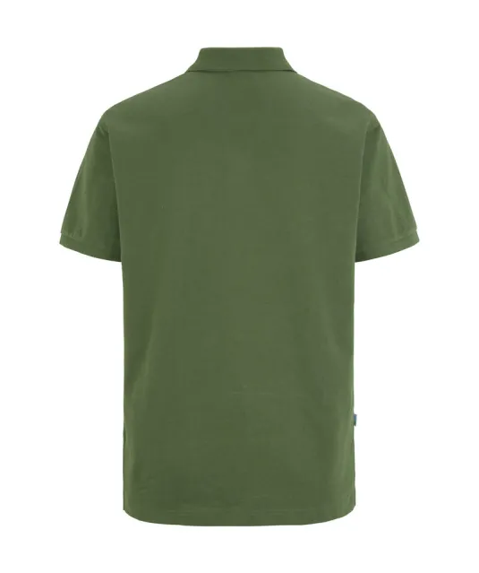 POLO PIQUE MAN - GOTS GECERTIFICEERD Donker groen