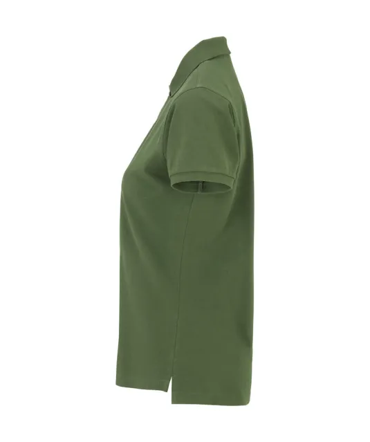 POLO PIQUE LADY - GOTS GECERTIFICEERD Donker groen