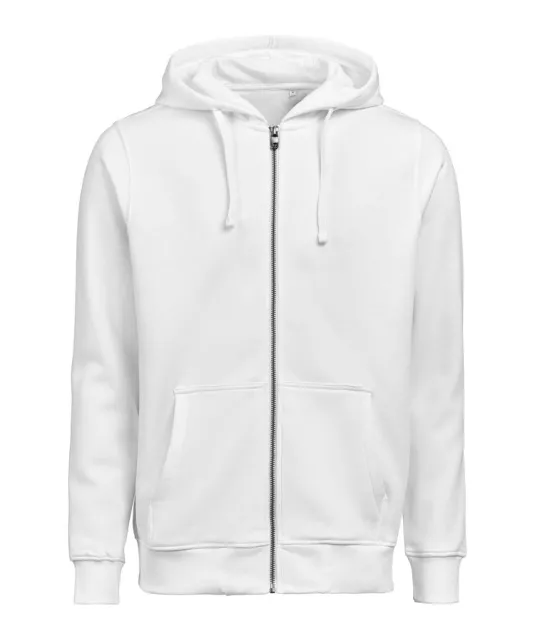 UM Sweater Volledige Rits (OCS-RCS)  Regular Fit Unisex Wit