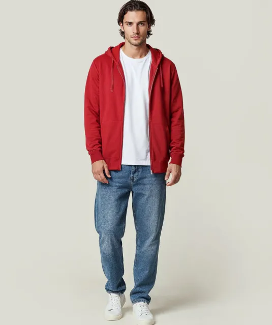 UM Sweater Volledige Rits (OCS-RCS)  Regular Fit Unisex Brick