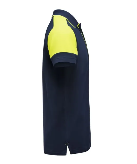 Prime Polo Heren Marine/neongeel