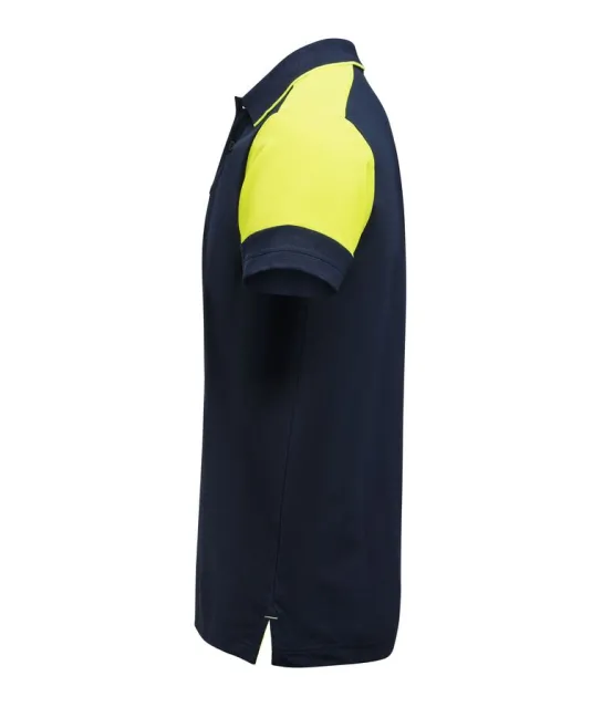 Prime Polo Heren Marine/neongeel