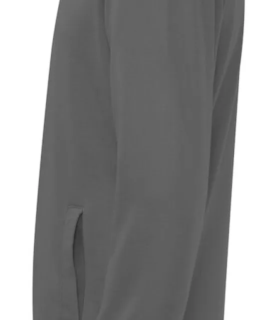 SWEATER HALF ZIP UNISEX - GOTS GECERTIFICEERD Antraciet