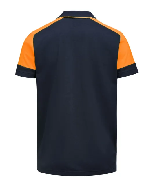 Prime Polo Heren Marine/neonoranje