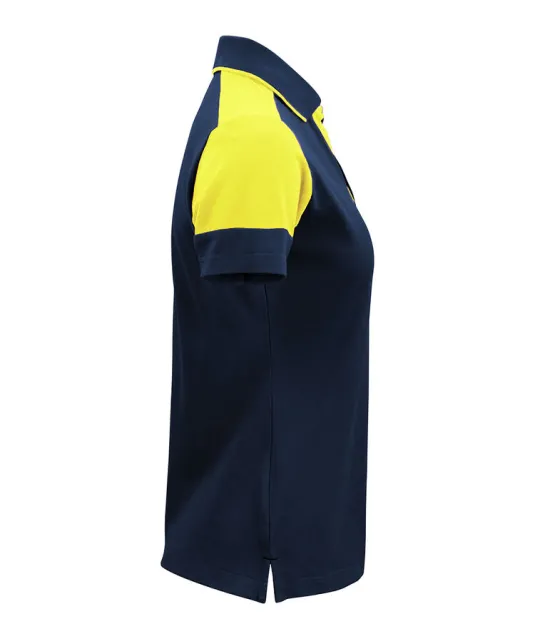 Prime Polo Dames Marine/neongeel