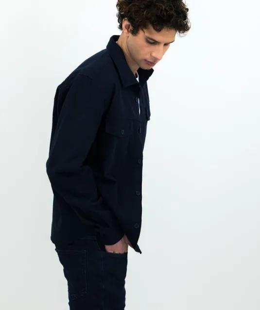 Highwoods Overshirt Unisex Marine
