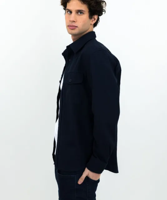 Highwoods Overshirt Unisex Marine
