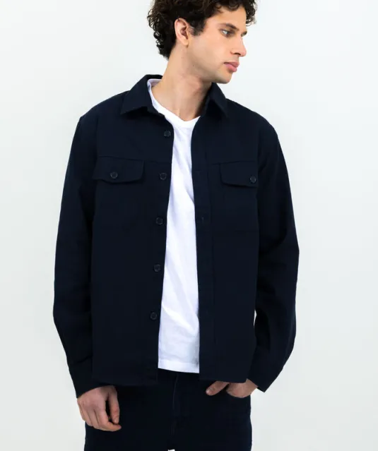 Highwoods Overshirt Unisex Zwart