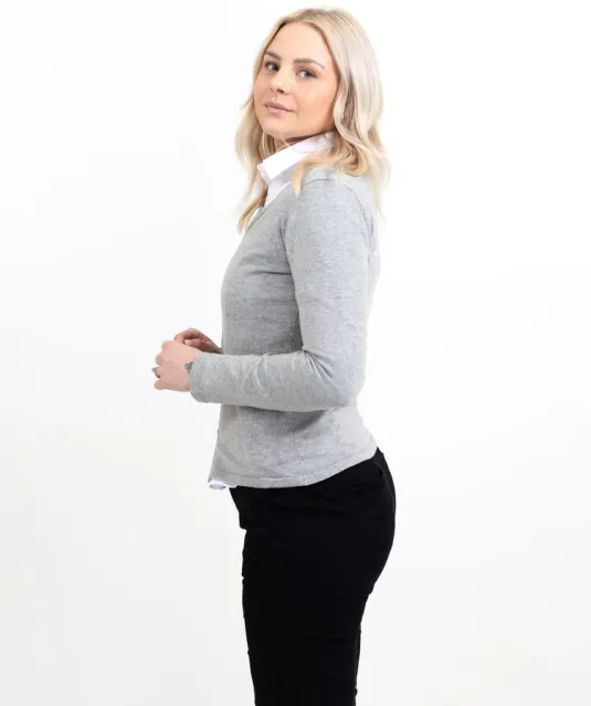 Ashland Cardigan Dames Grijs mélée