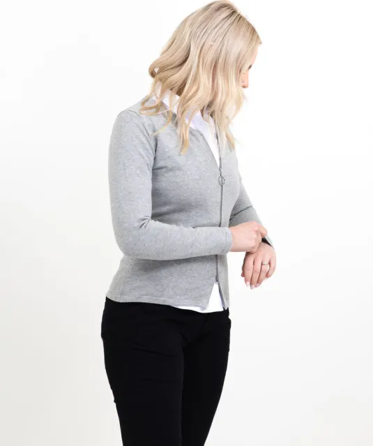 Ashland Cardigan Dames Grijs mélée