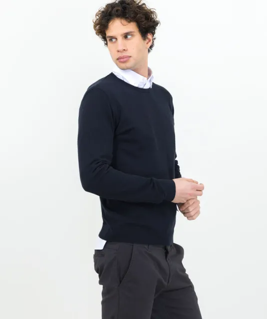 Ashland U  Gebreide Sweater Heren Zwart