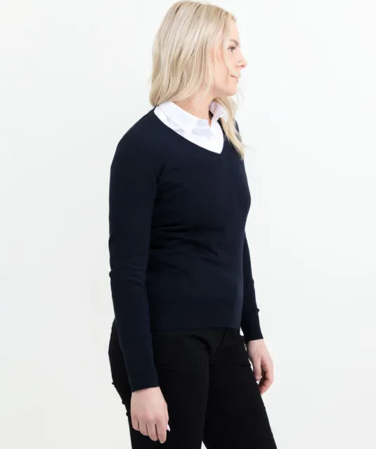 Ashland V  Gebreide Sweater Dames Zwart
