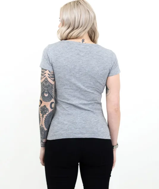 Twoville T-Shirt Dames Grijs mélée