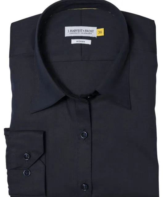 Yellow Bow 50  Hemd Dames Marine