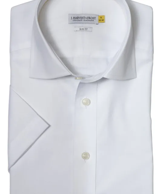 Yellow Bow 50 S/S  Hemd Regular Fit Heren Wit