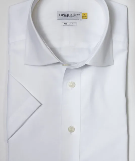 Yellow Bow 50 S/S  Hemd Regular Fit Heren Wit