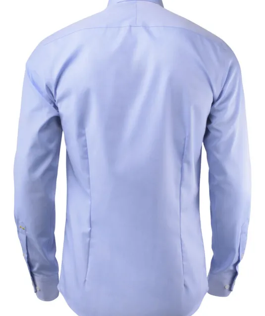 Yellow Bow 50 Hemd Regular Fit Heren Lichtblauw