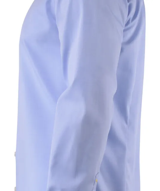 Yellow Bow 50  Hemd Slim Fit Heren Lichtblauw