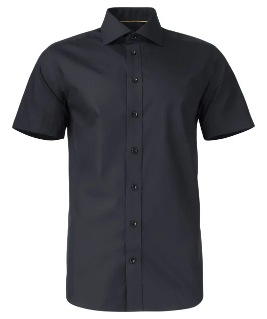 Yellow Bow 50 S/S  Hemd Regular Fit Heren Zwart