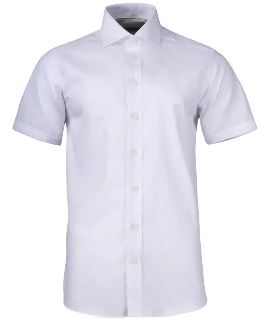 Yellow Bow 50 S/S Hemd Slim Fit Heren Wit