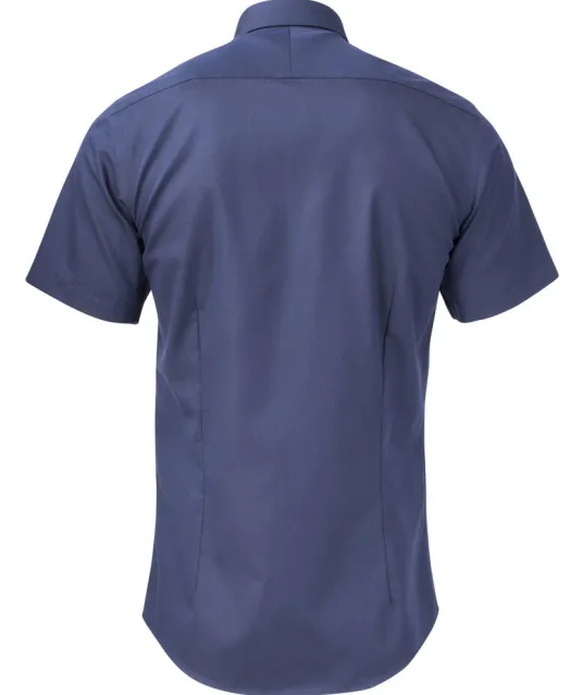 Yellow Bow 50 S/S Hemd Slim Fit Heren Marine