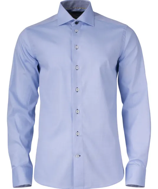 Yellow Bow 51  Hemd Slim Fit Heren Hemelsblauw/marine