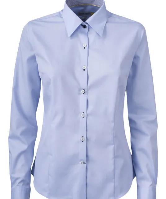 Yellow Bow 51  Hemd Dames Hemelsblauw/marine