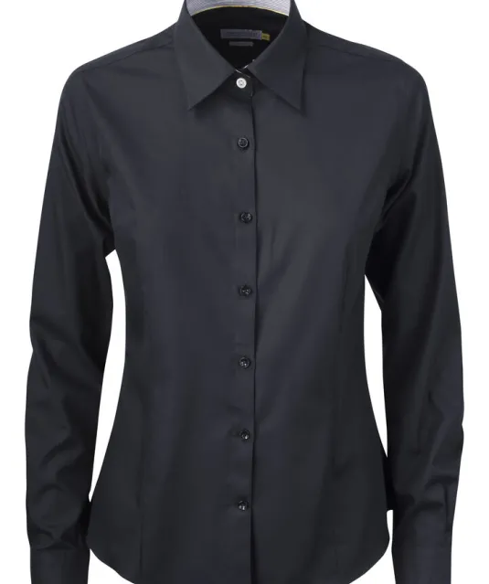 Yellow Bow 51  Hemd Dames Zwart