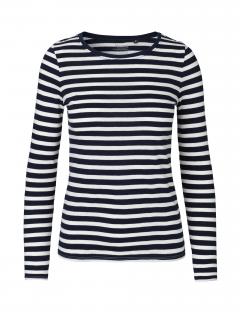 White/Navy Stripe