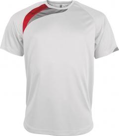 White / Sporty Red / Storm Grey