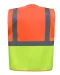 YHVW801 - Multifunctioneel veiligheidshesje Hi Vis Orange / Hi Vis Yellow