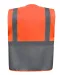 YHVW801 - Multifunctioneel veiligheidshesje Hi Vis Orange / Grey