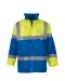 YHVP303 - Contrasterende veiligheidsjas Hi Vis Yellow / Royal Blue