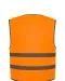 YHVW102CH - Veiligheidshesje met reflecterende zoom en strepen Hi Vis Orange