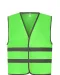 YHVW102CH - Veiligheidshesje met reflecterende zoom en strepen Lime
