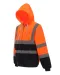 YHVK07 - Veiligheidssweatervest met capuchon Orange / Navy